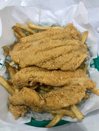 The Boiling Crab signature dishes Snow Crab Legs Shebang
Fried Catfish Basket
Whole Shabang Shrimp